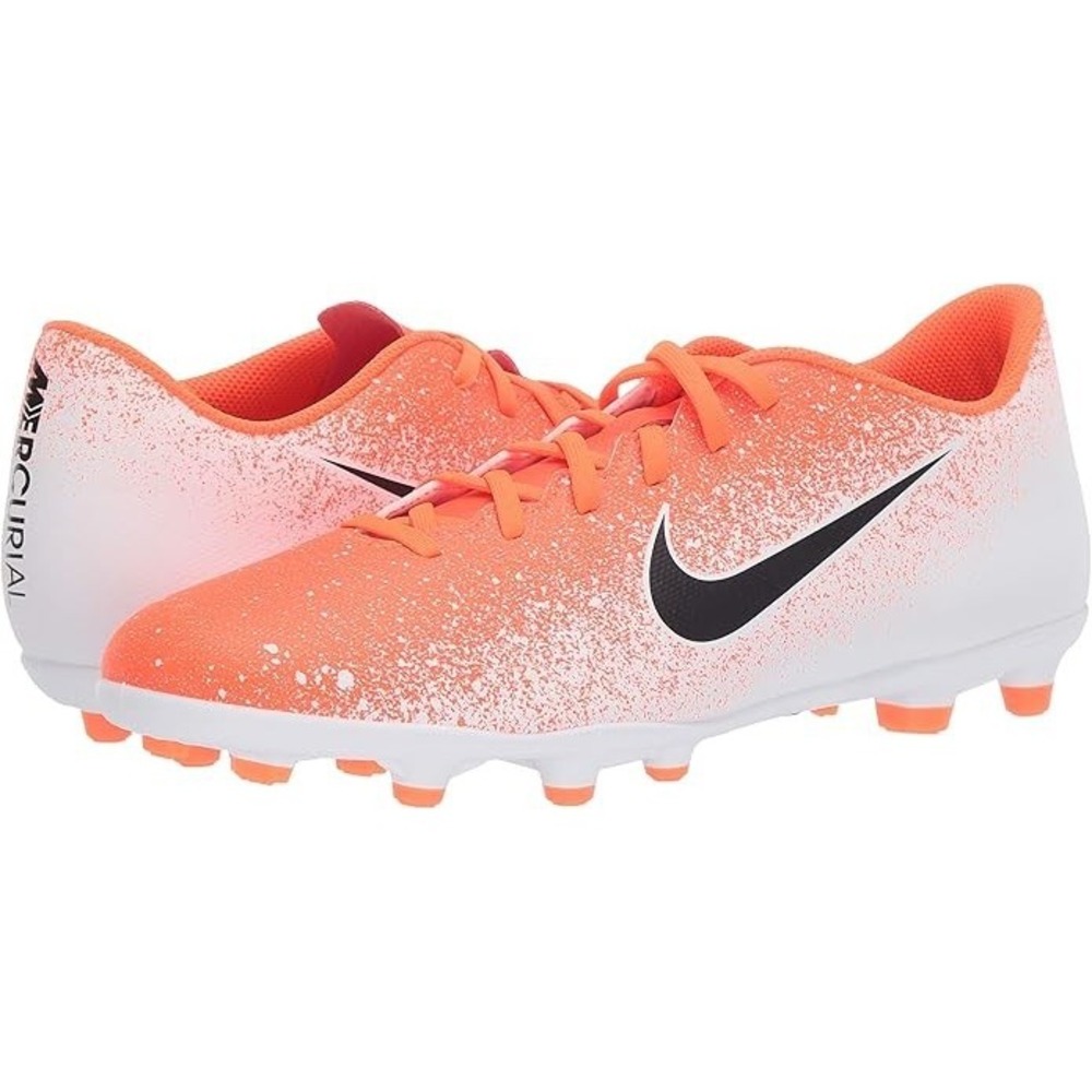 Men's Nike Vapor 12 Club FG/MG Soccer Cleats AH7378, Size 10.5, Hyper Crimson
